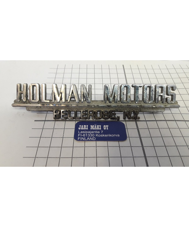 Dealer merkki metallia Holman Motors