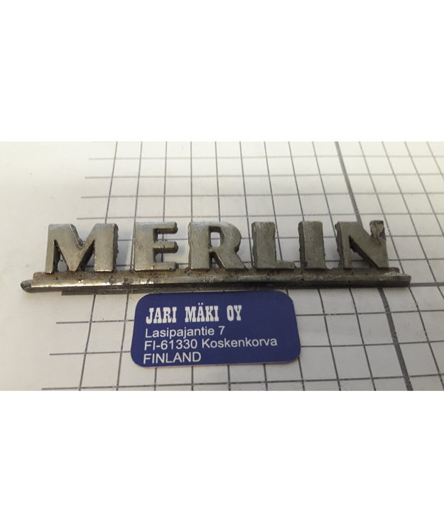 Dealer merkki metallia Merlin