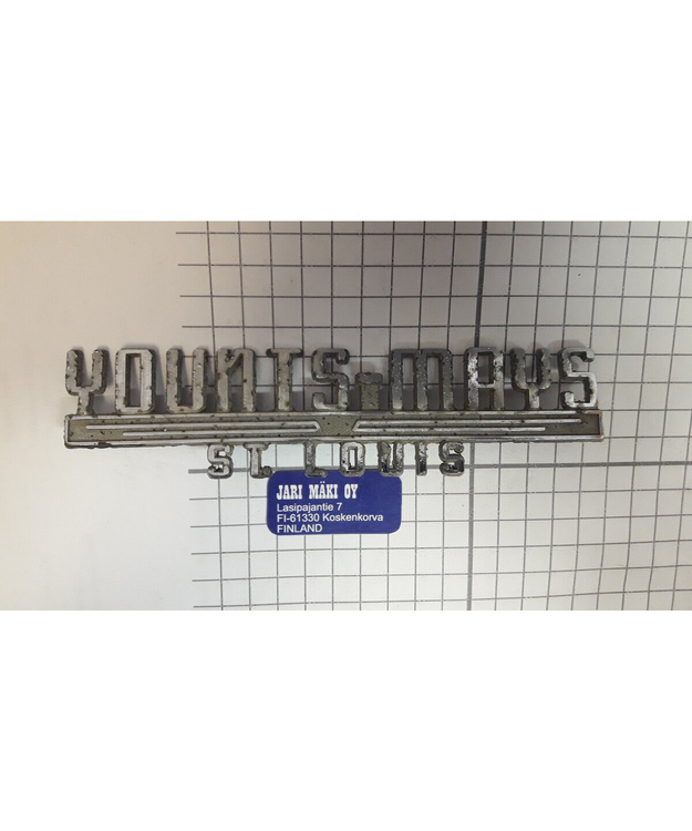 Dealer merkki metallia YOUNTS&MAYS