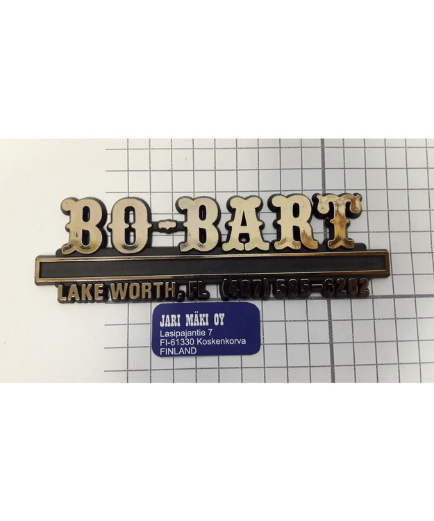 Dealer merkki muovia Bo-Bart