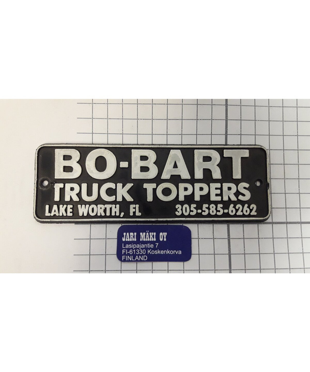 Dealer merkki muovia Bo-Bart