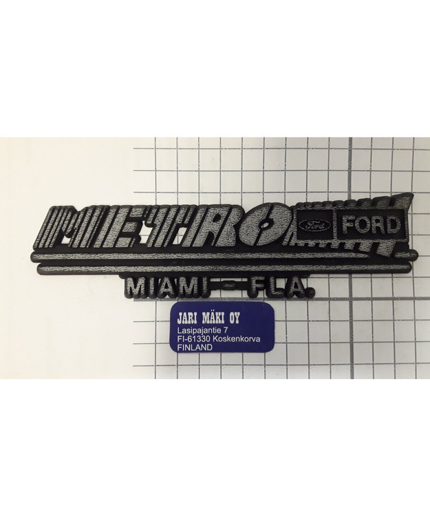Dealer merkki muovia Metro Ford