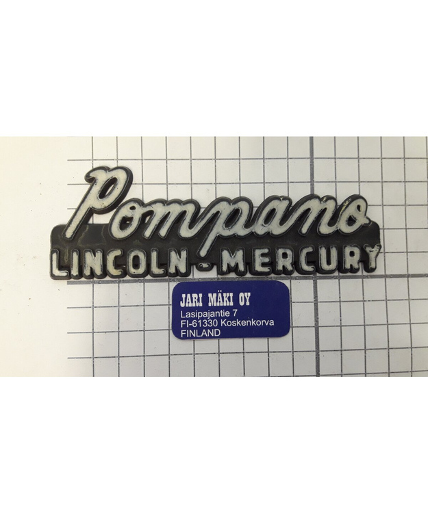 Dealer merkki muovia Pompano Lincoln Mercury