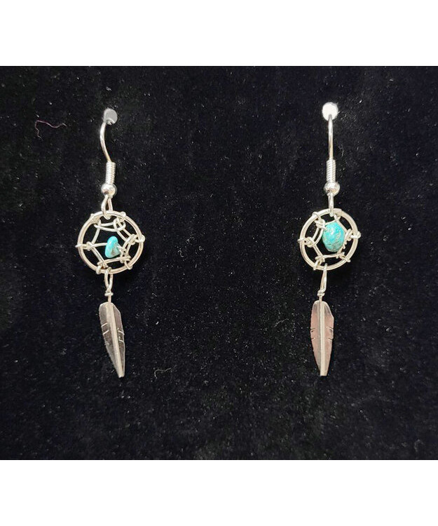 Dream Catcher Sleeping Beauty Turkoosi Korvakorut