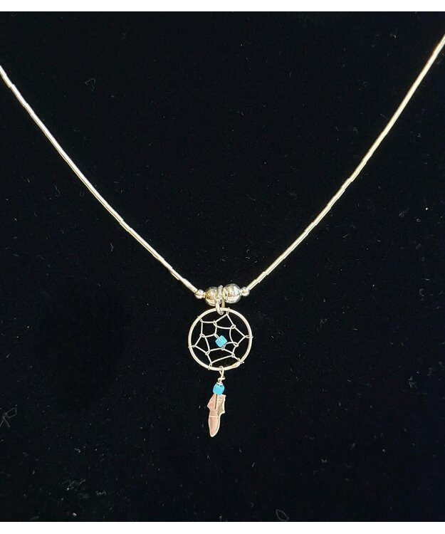 Dream Catcher Turquoise -kaulakoru