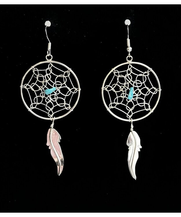 Dream Catcher Turquoise -korvakorut