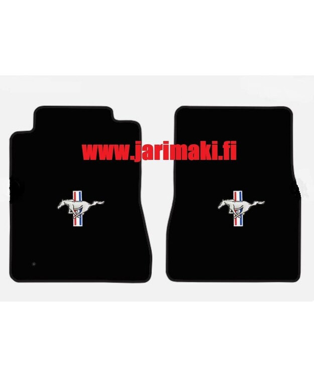 Etu lattiamatto sarja musta kangas Ford Mustang 2005-2009