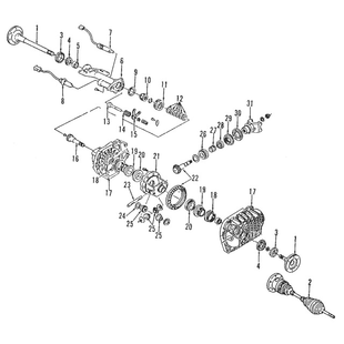 Etuakselin kytkimen aluslevy GM