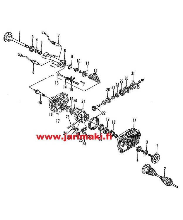 Etuakselin säätölevy GM 9.25" 1997-2019