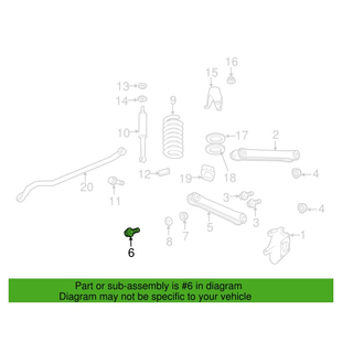 Etualatukivarren säätöpultti Ram 2500/3500 2013-2015
