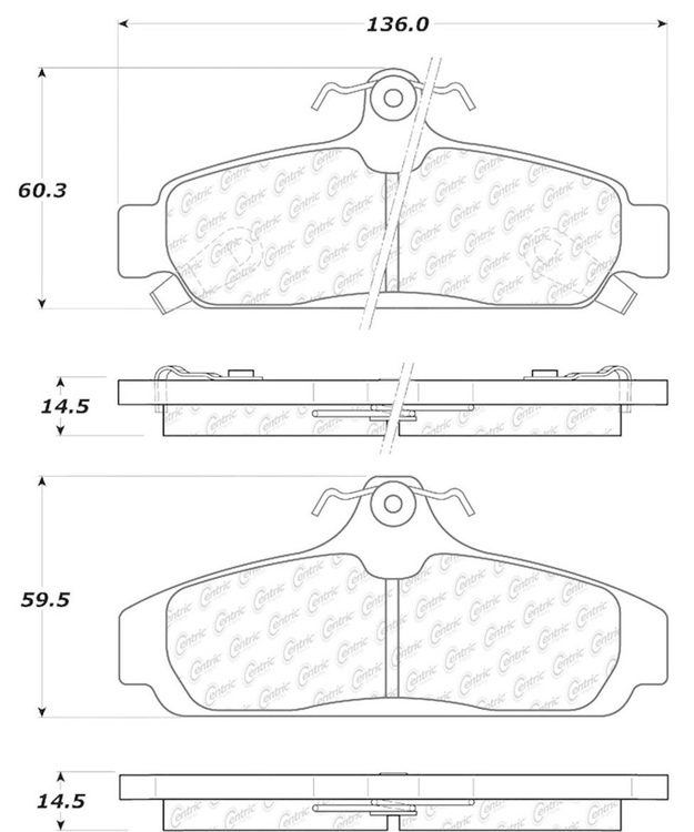 Etujarrupalat Chevrolet Corvette 1984-1987