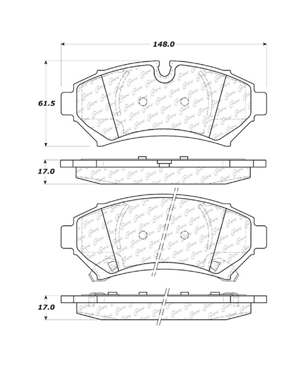 Etujarrupalat Cadillac Seville 1998-2003