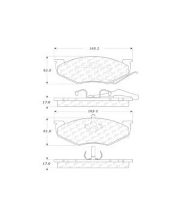 Etujarrupalat Chrysler Lebaron 1989-1990
