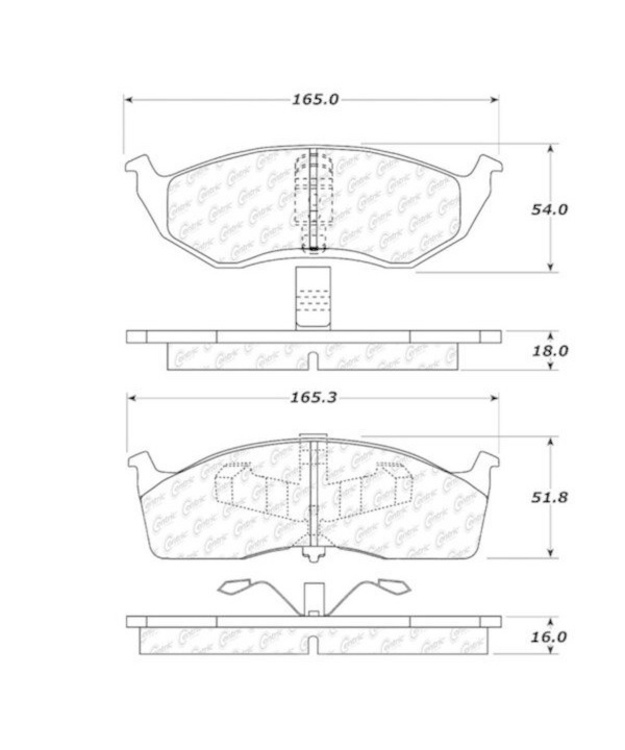 Etujarrupalat Chrysler Neon 1995-1999 