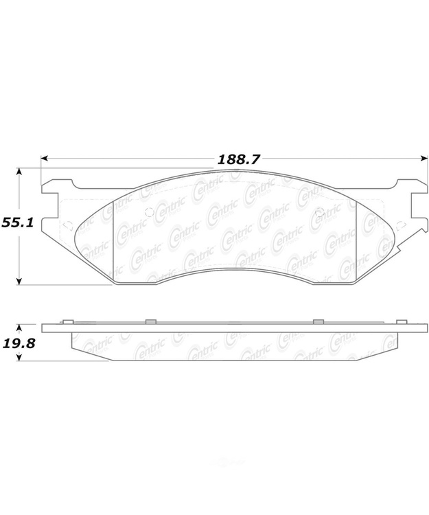 Etujarrupalat Dodge Durango 2003-2006