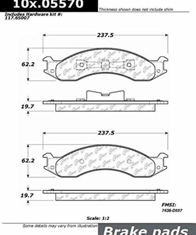 Etujarrupalat Ford E250/350 1992-1994