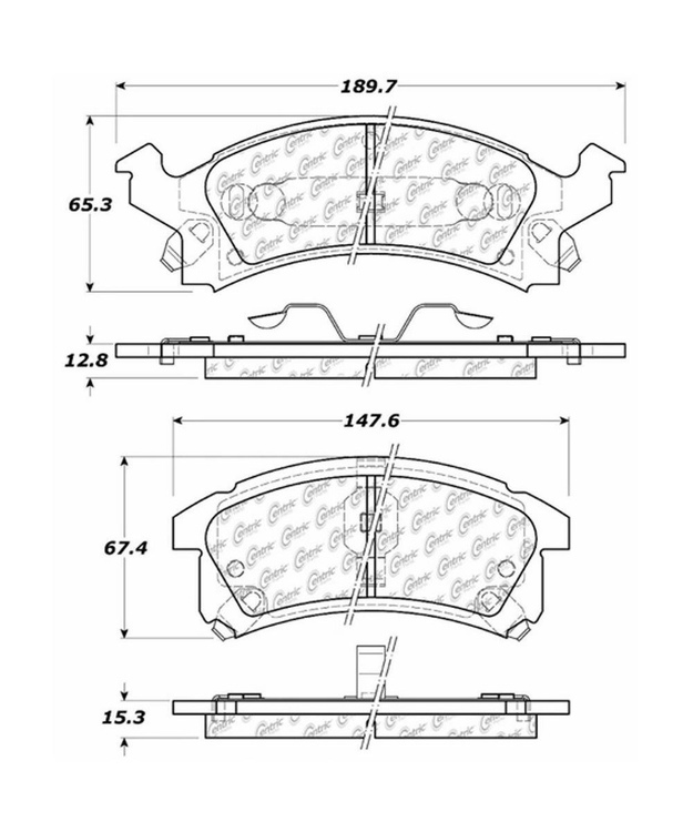 Etujarrupalat GM 1990-1995