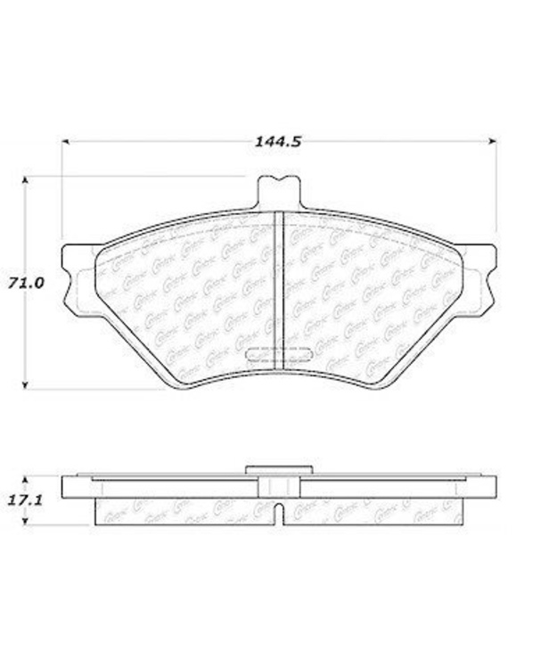 Etujarrupalat Lincoln Town Car 1995-1997