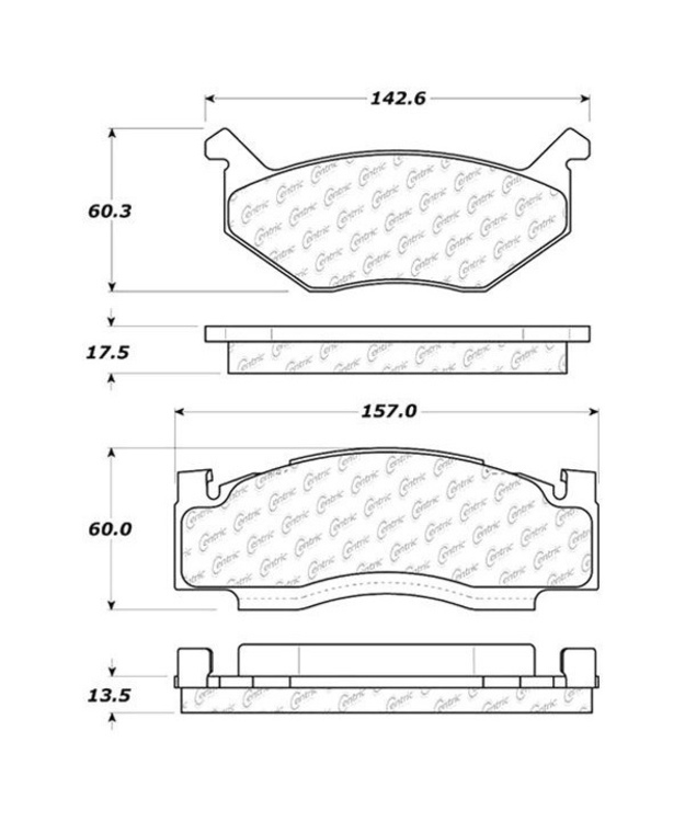 Etujarrupalat Mopar 1973-1989