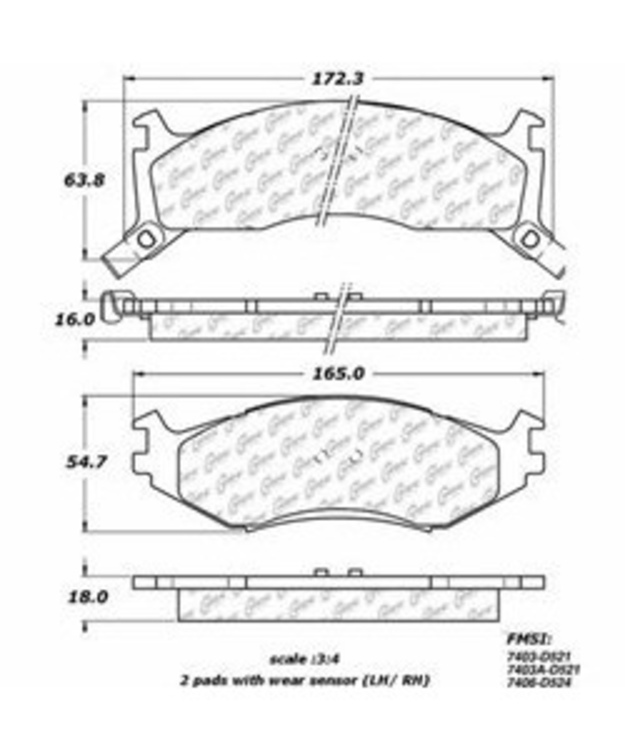 Etujarrupalat Mopar 1991-1995