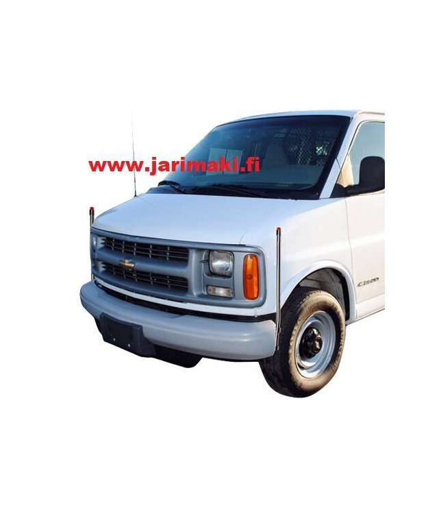 Etukulmatanko sarja Bores ruostumatonta terästä Chevrolet Express 1997-2002