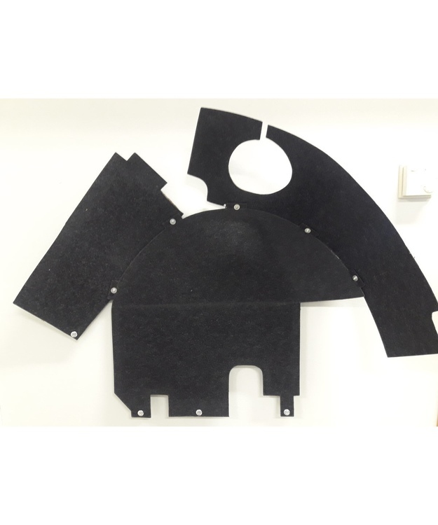 Etusisälokasuojan äänieriste vasen Chatenet CH26/28/30/32