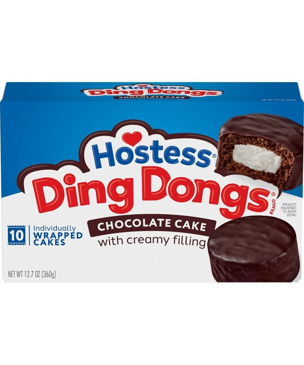 Hostess Ding Dongs, kermatäytteiset suklaakakkuset 360g