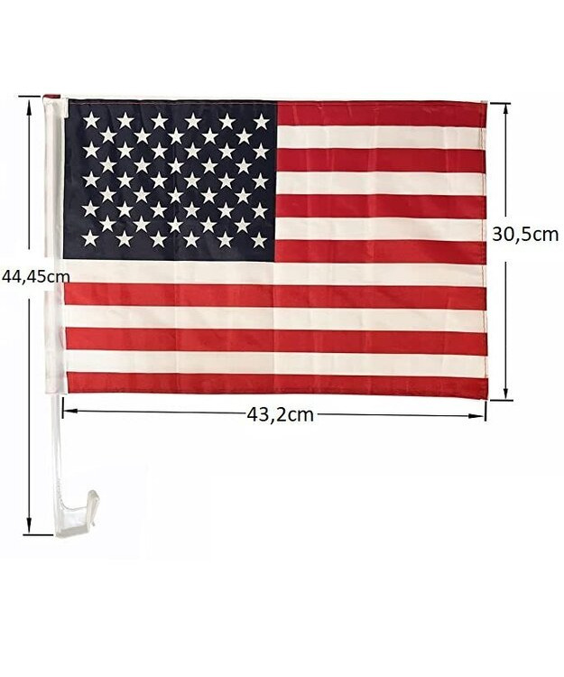 Ikkuna lippu - USA Flag (yksiosainen, pienempi)