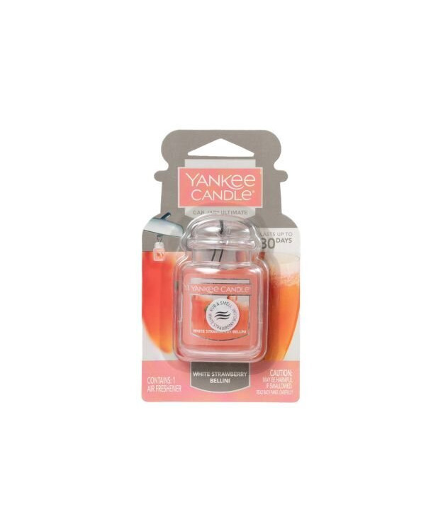 Ilmanraikastin Yankee Candle Car Jar Ultimate White Strawberry Bellini