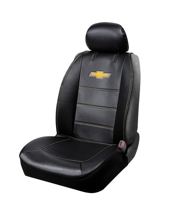 Istuimen päällinen Chevrolet (keltaisilla tikkauksilla)