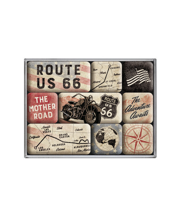 Jääkaappimagneettisetti Route 66