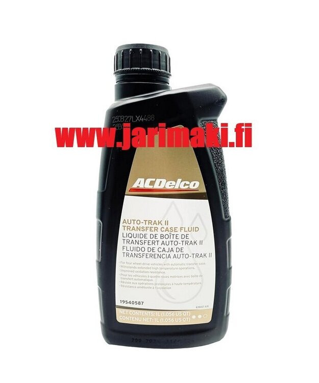 Jakovaihteisto öljy AcDelco Gold Auto-Trak II 1 litra