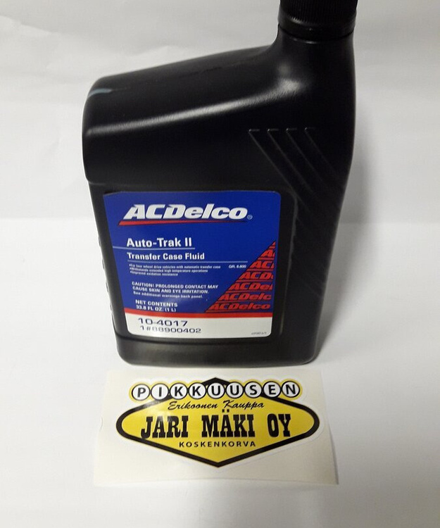 Jakovaihteistoöljy ACDelco Auto Trak II Blue 1 litra (33.8oz)