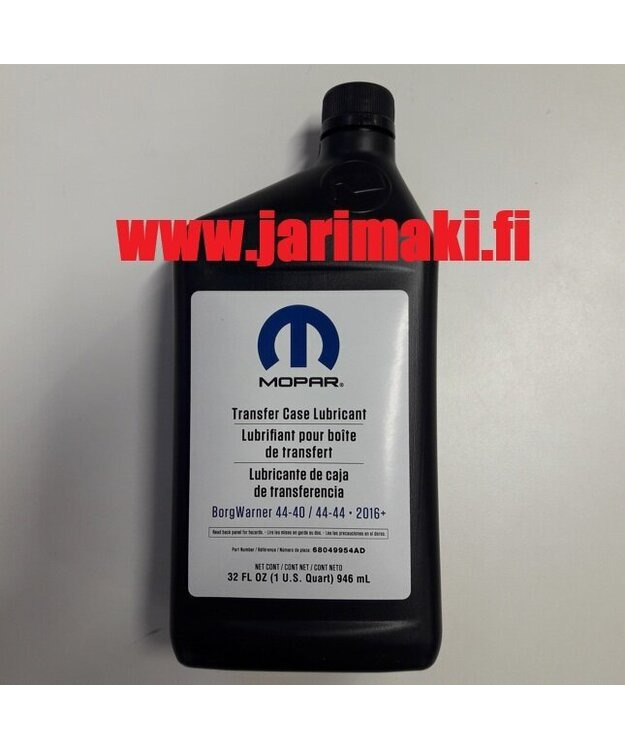 Jakovaihteistoöljy Mopar BorgWarner 44-40/44-44 2016-2026 QUART (946ml)