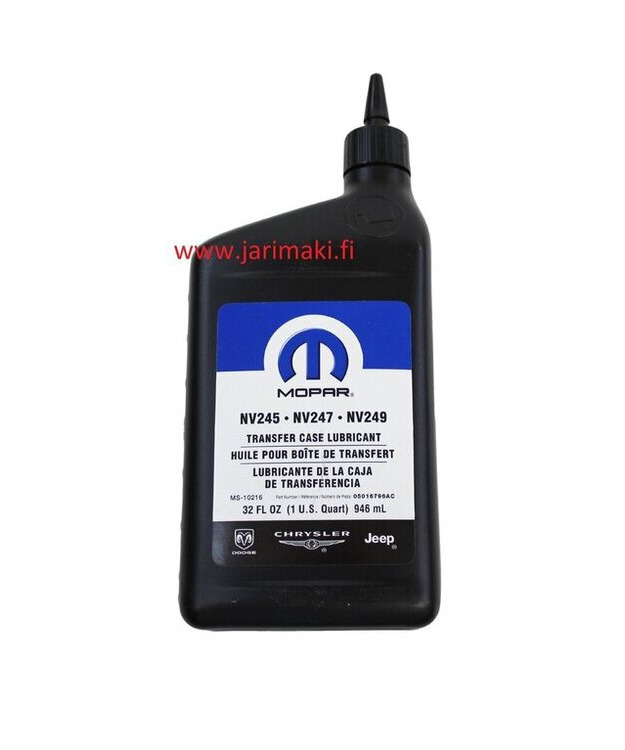 Jakovaihteistoöljy Mopar NV245/NV247/NV249 1 quart (946ml)