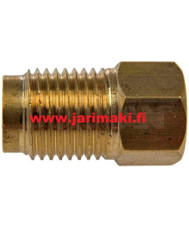 Jarruputkiliitin/adapteri 3/16"X1/4"