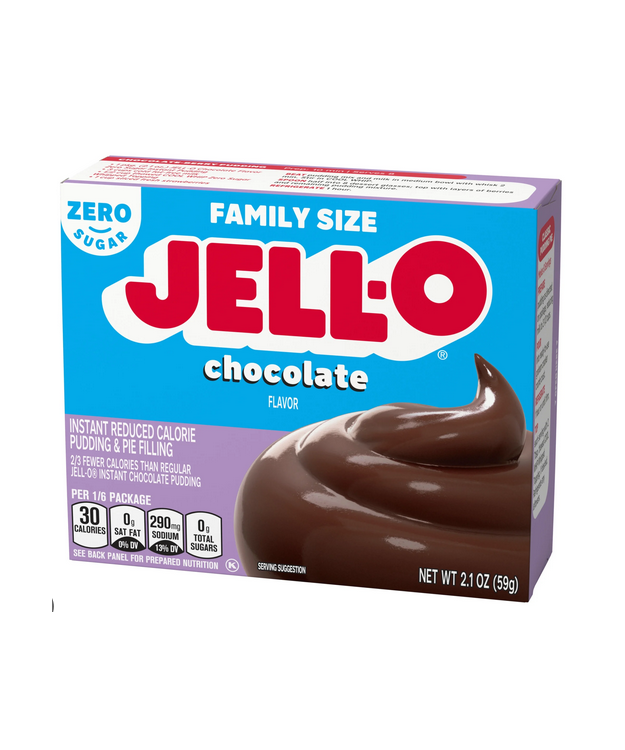 Jell-O Chocolate sokeriton 39g 