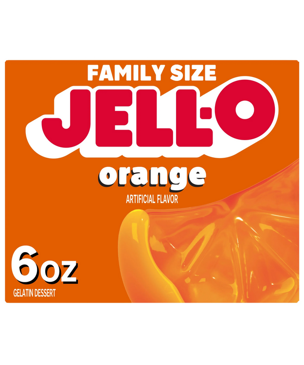 Jell-O Orange / Appelsiininmakuinen oranssi hyytelöjauhe 170g