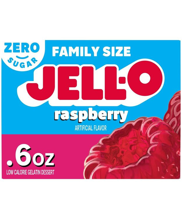 Jell-O Raspberry sokeriton 17g