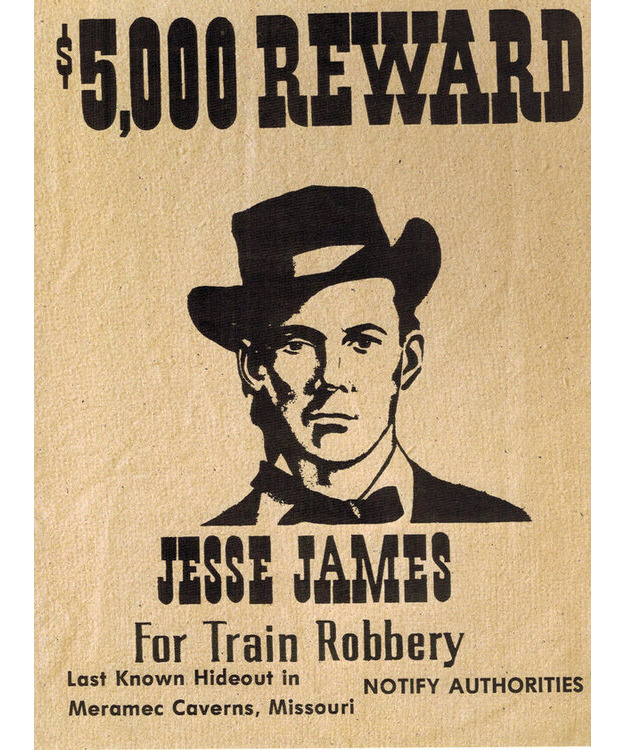 Jesse James - Vintage-juliste