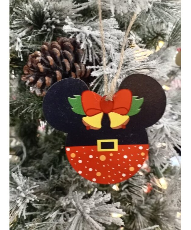 Joulukoriste Disney - Mikin pää joulukelloilla