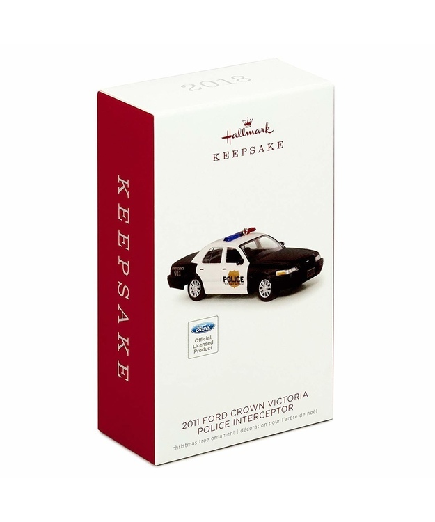 Joulukuusen koriste Hallmark - Ford Crown Victoria Police Interceptor 2011