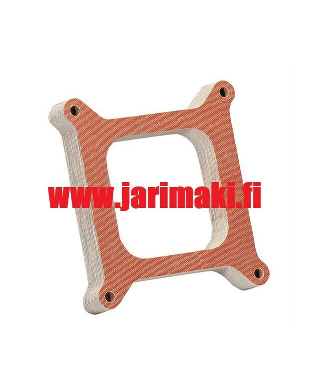 Kaasuttimen välilaippa/lämpöeriste 1" phenoli square bore avoin