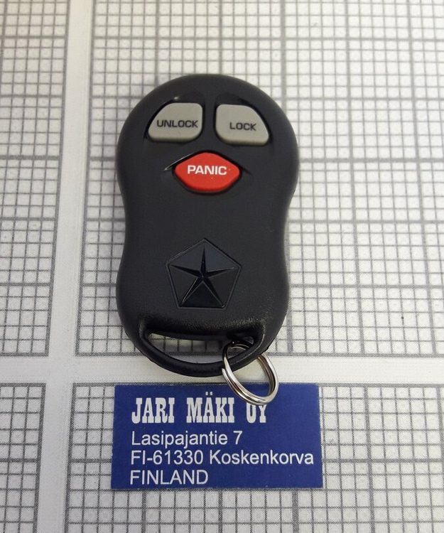 Keskuslukon kaukosäädin Chrysler Stratus 1998-2002 (EU 315 MHz)