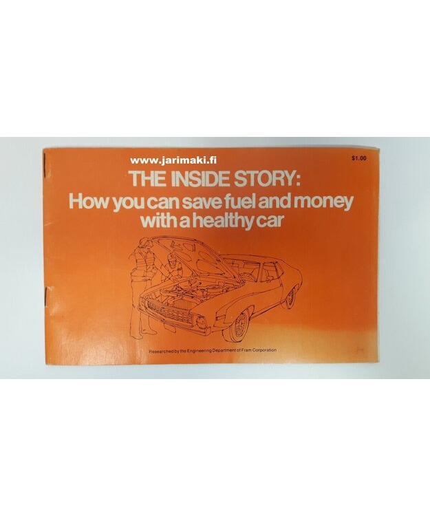 Kirja käytetty "The Inside Story" Fram/Autolite 1980