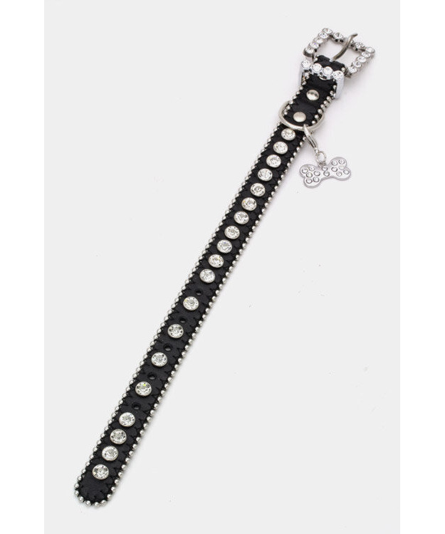 Koiran kaulapanta Bling musta