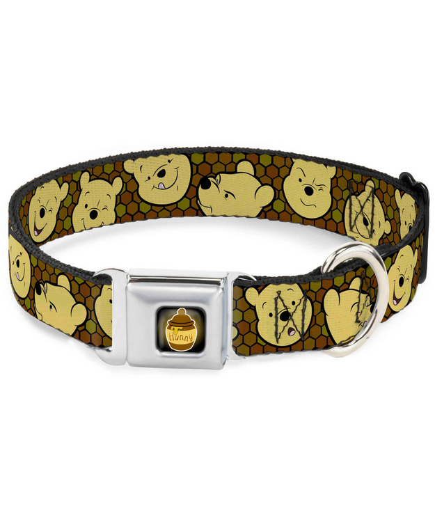 Koiran kaulapanta Nalle Puh, leveä M