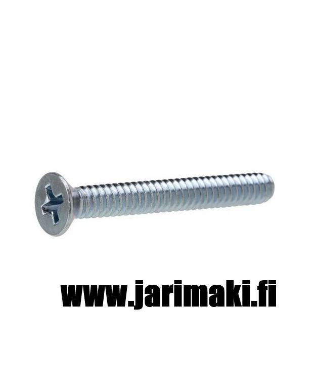 Koneruuvi uppokanta 10-24X1" sinkitty teräs