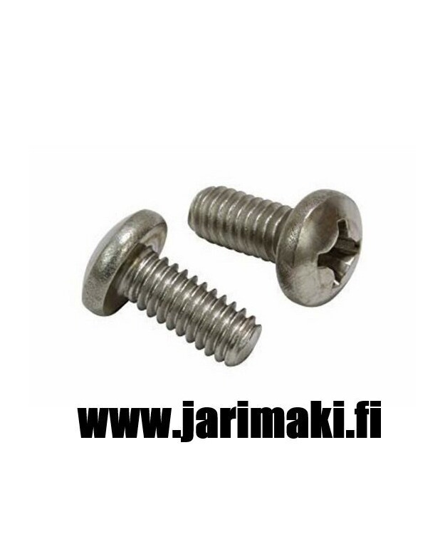 Koneruuvi 10-24X1/2" ruostumaton teräs