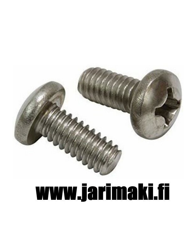 Koneruuvi 10-24X3/8" ruostumaton teräs